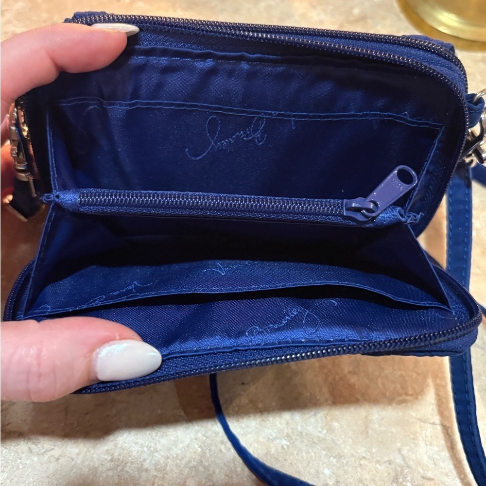 Vera Bradley Blue Quilted Crossbody Bag - Picture 8 of 16
